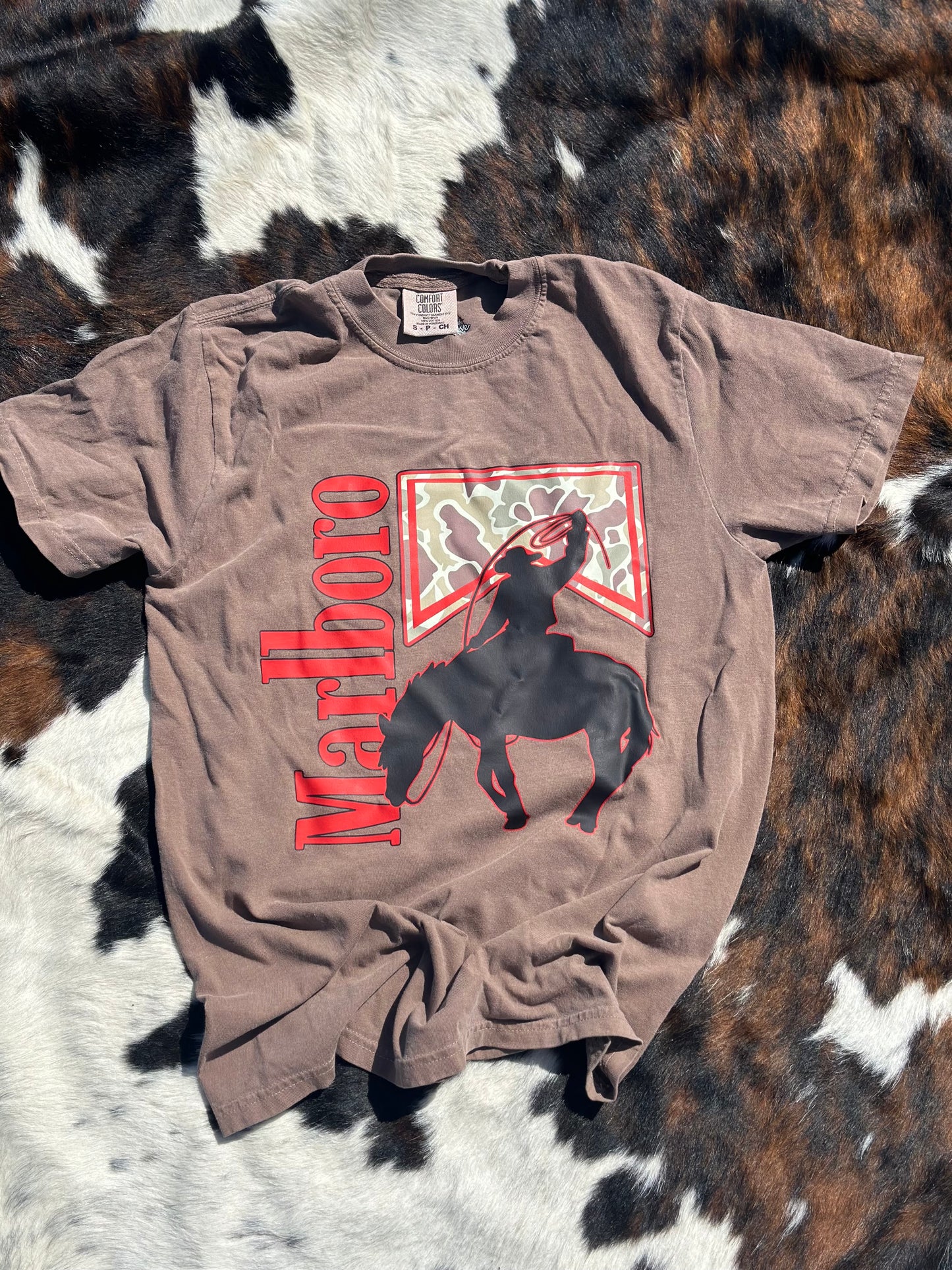 Buckin Bronc T-shirt Comfort Color