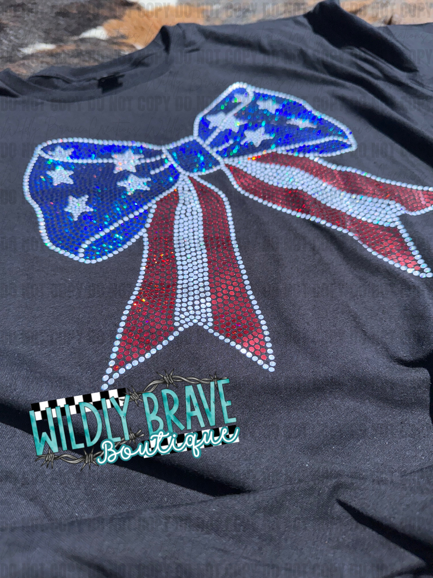 Spangle USA Bow Tshirt