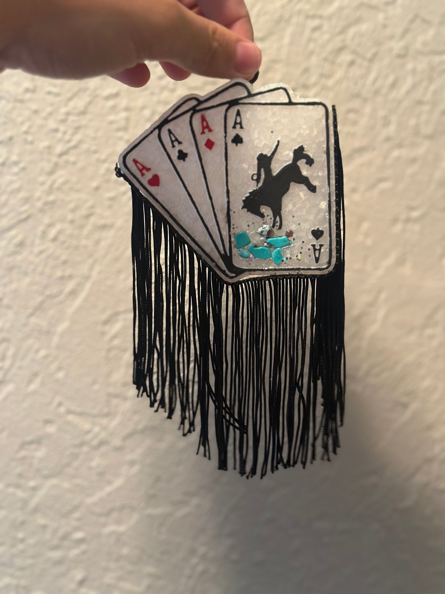 Hand Delt Card Freshie