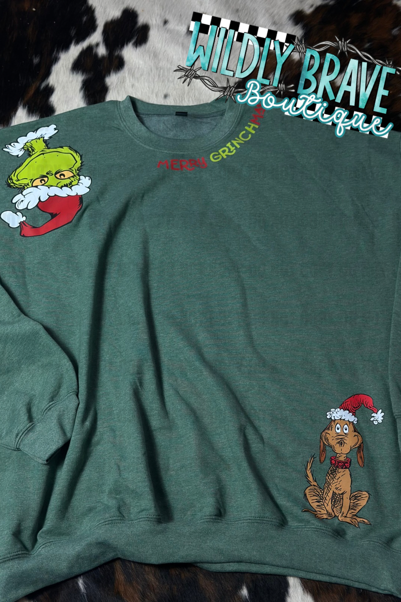 Max and Green Crewneck