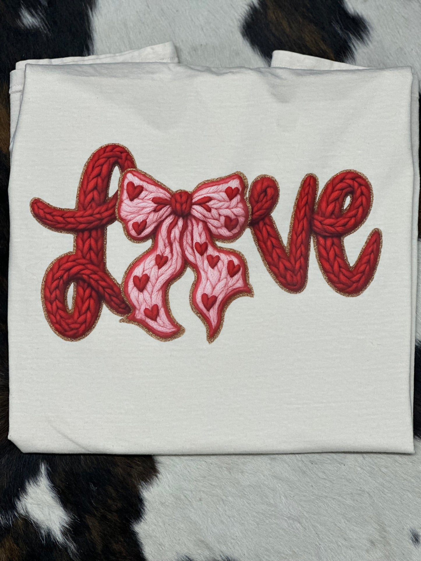 Love Bow Adult Shirt