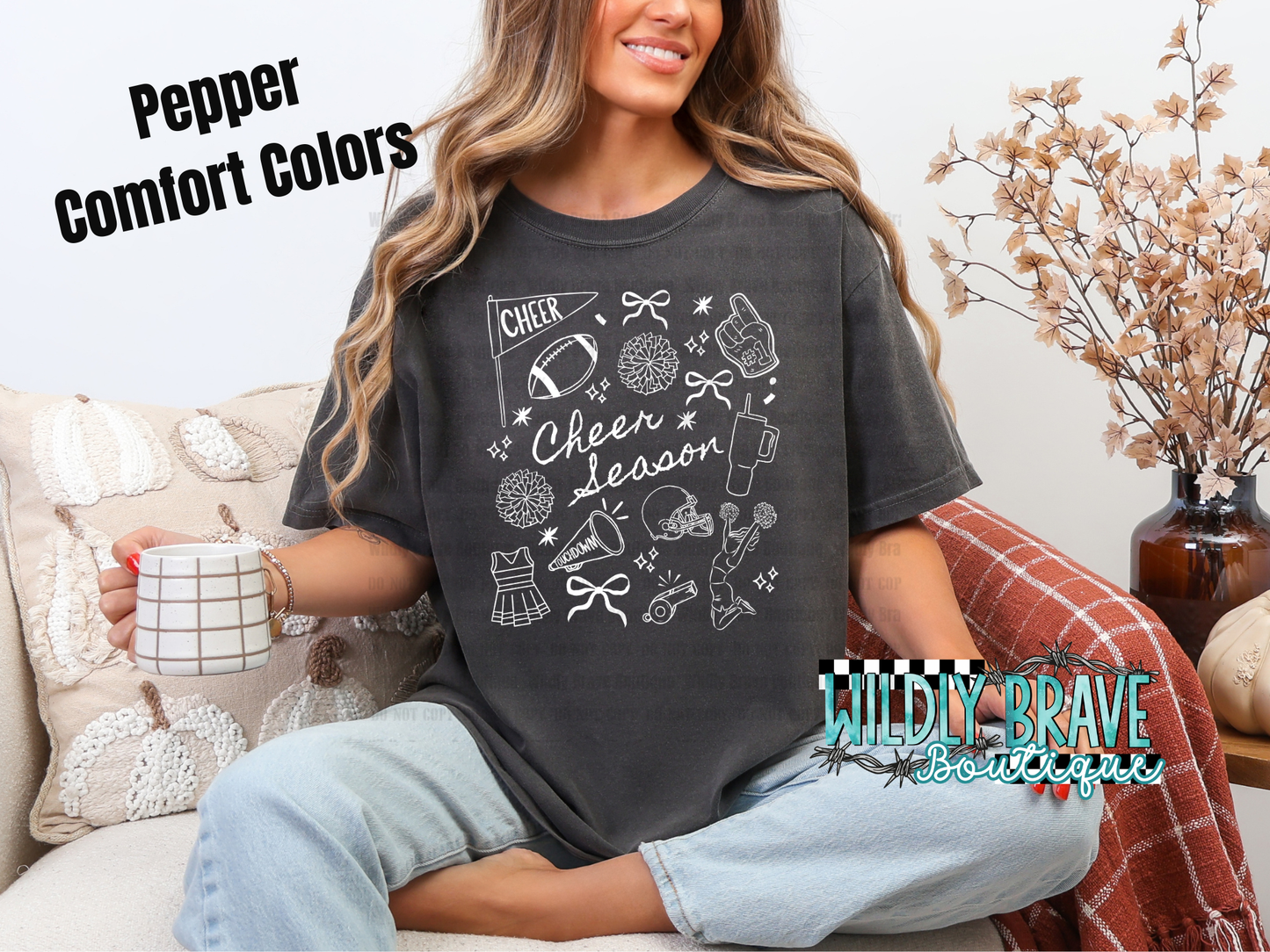 Cheer Season Graphic Tee or Crewneck