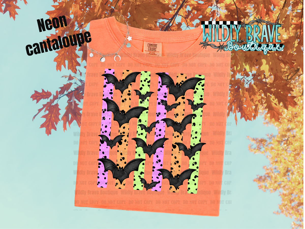 Neon Batty Graphic Tee