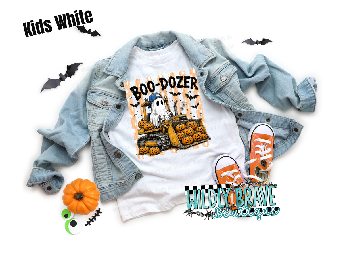 Boo Dozer Kids Graphic Tee