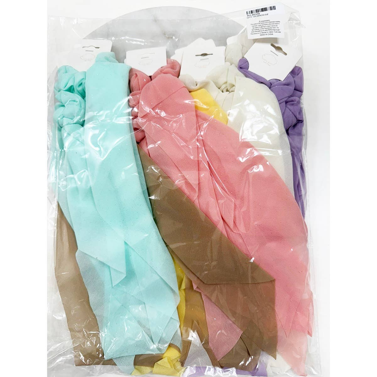 Glittered Sheer Long Tail Hair Scrunchie
