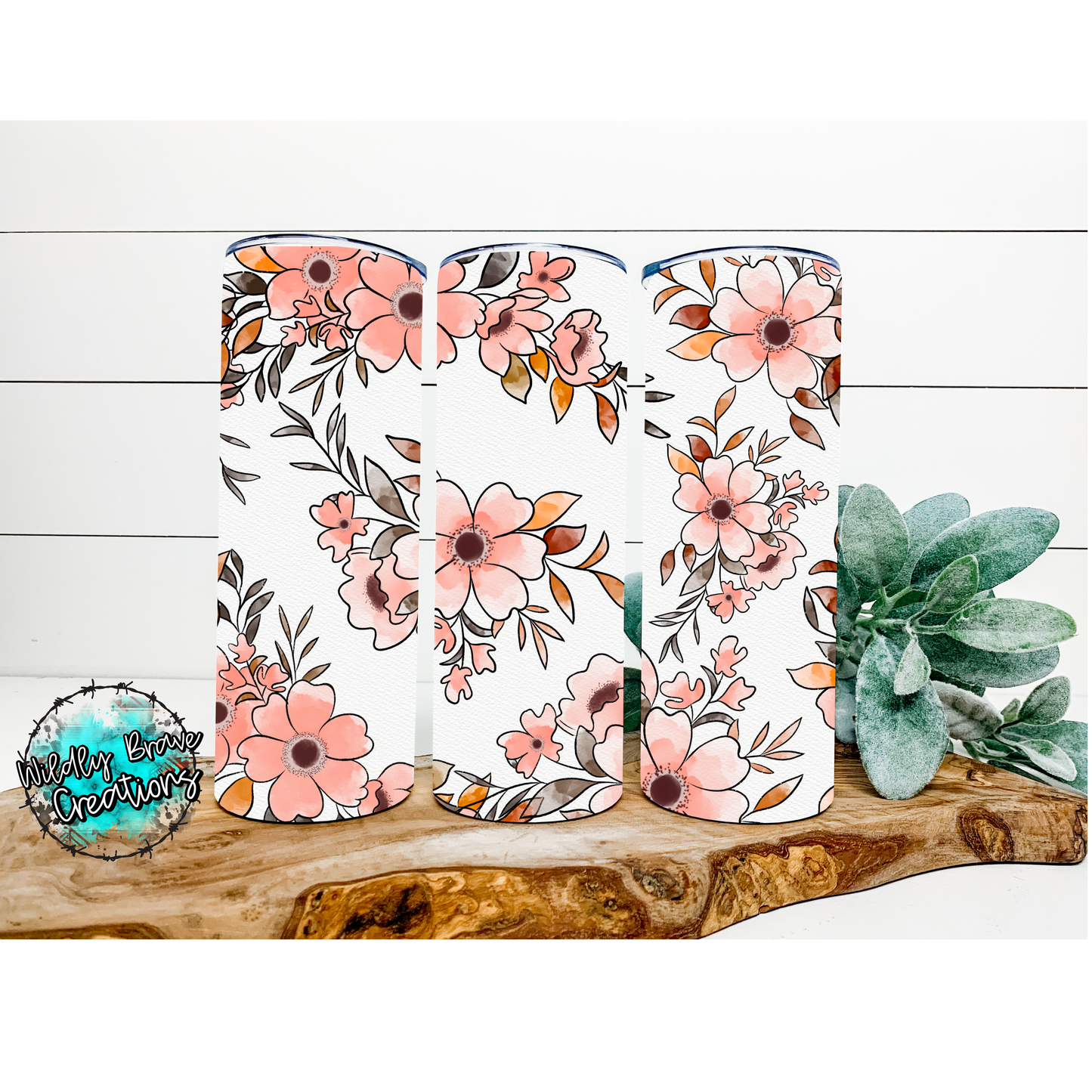 Springtime Floral Drinkware