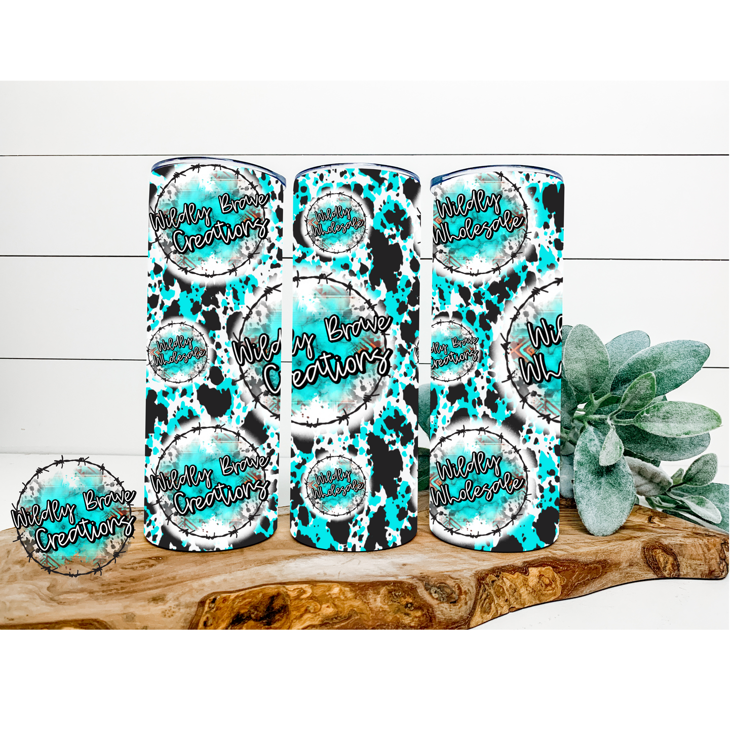 Wildly Brave Logo Tumbler Drinkware
