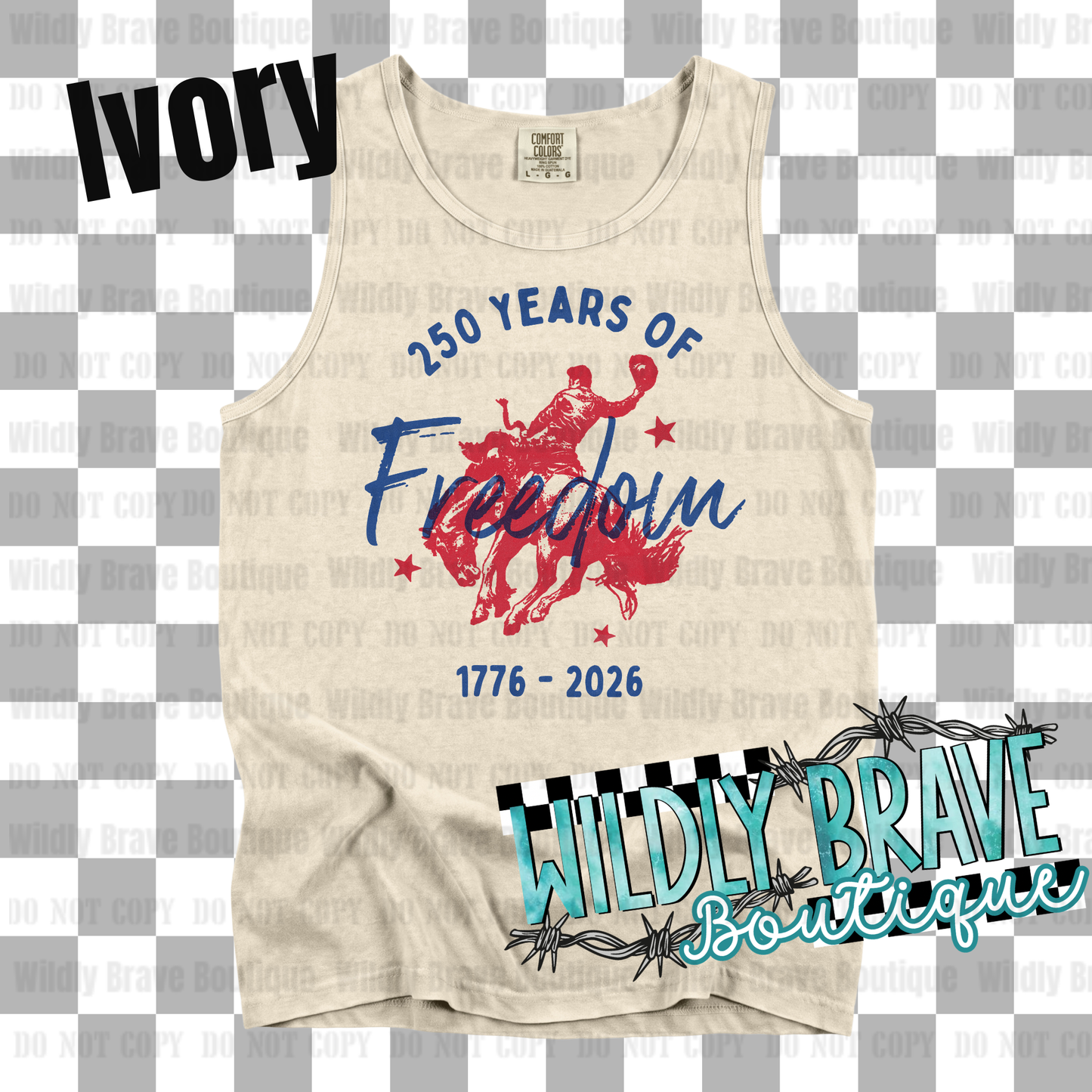 Freedom 250 Years Graphic