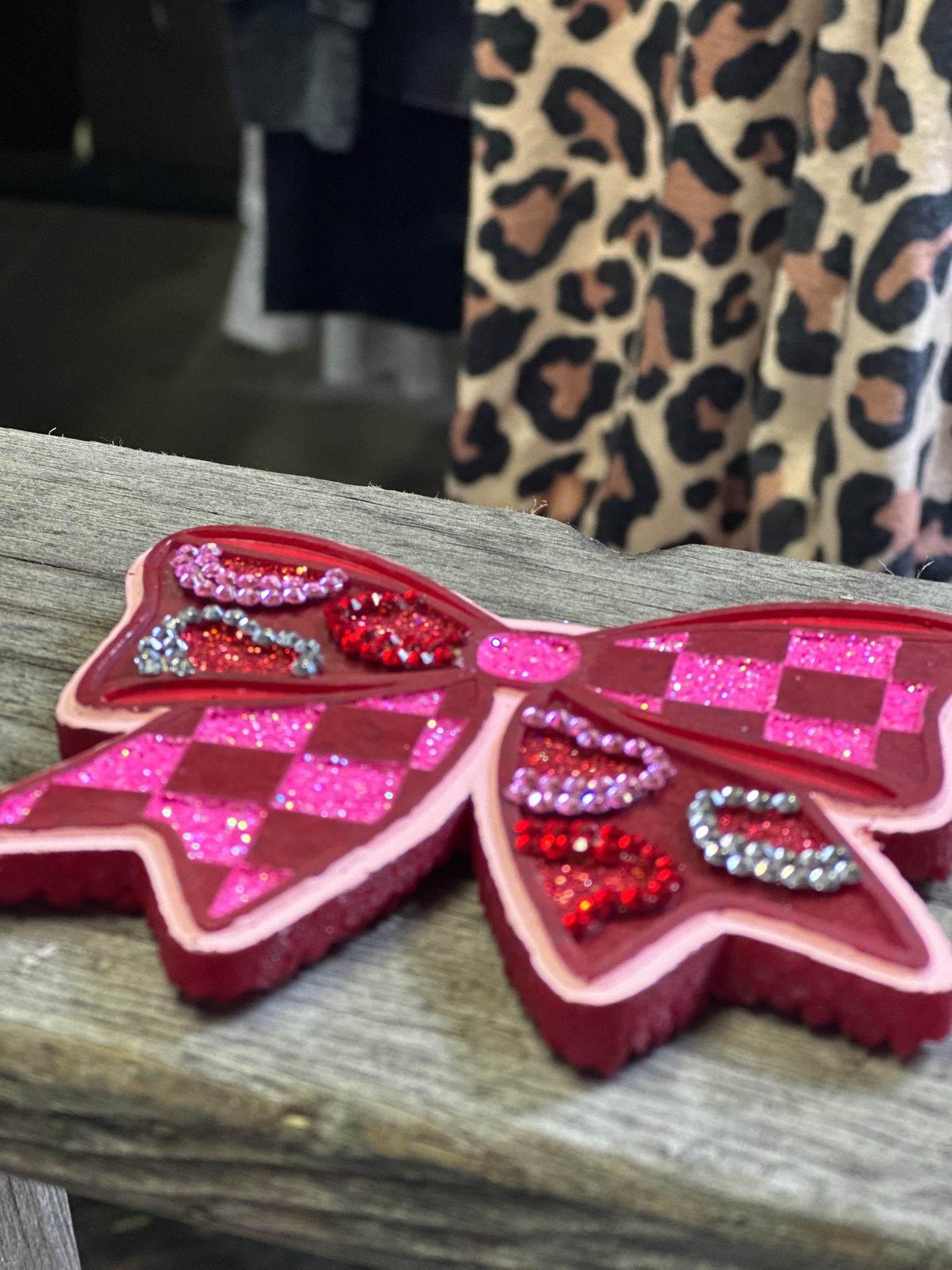 Conversation Heart Bow Freshie