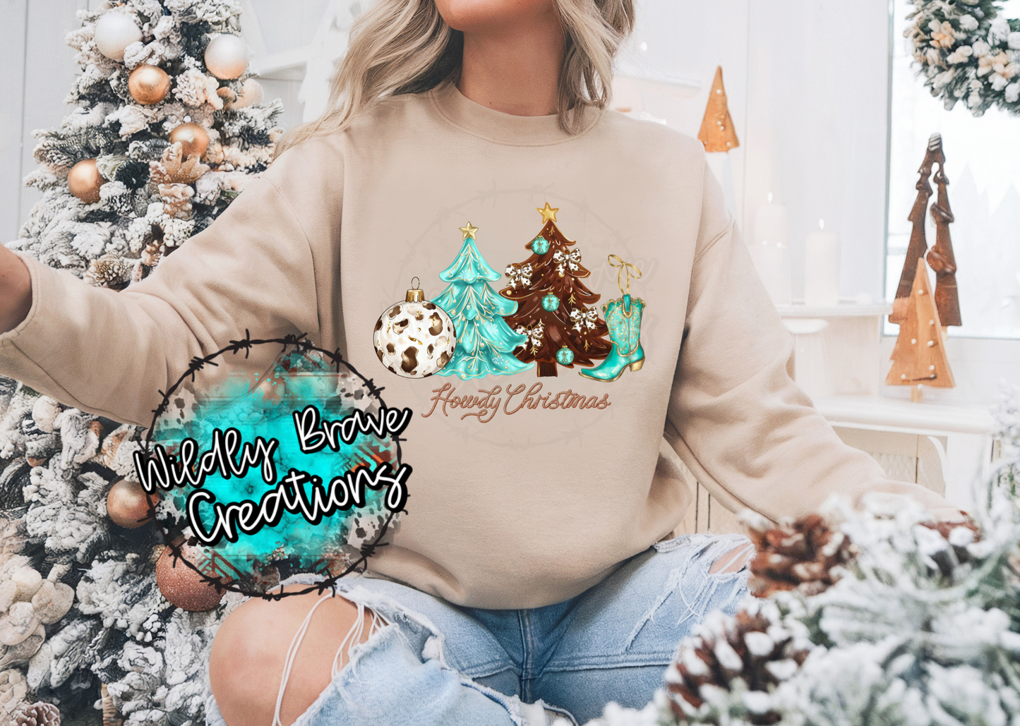 Howdy Christmas Crewneck