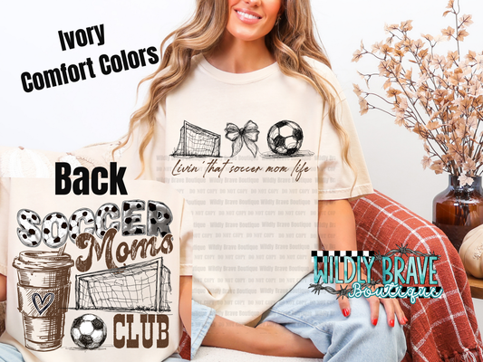Soccer mama Graphic Tee or Crewneck