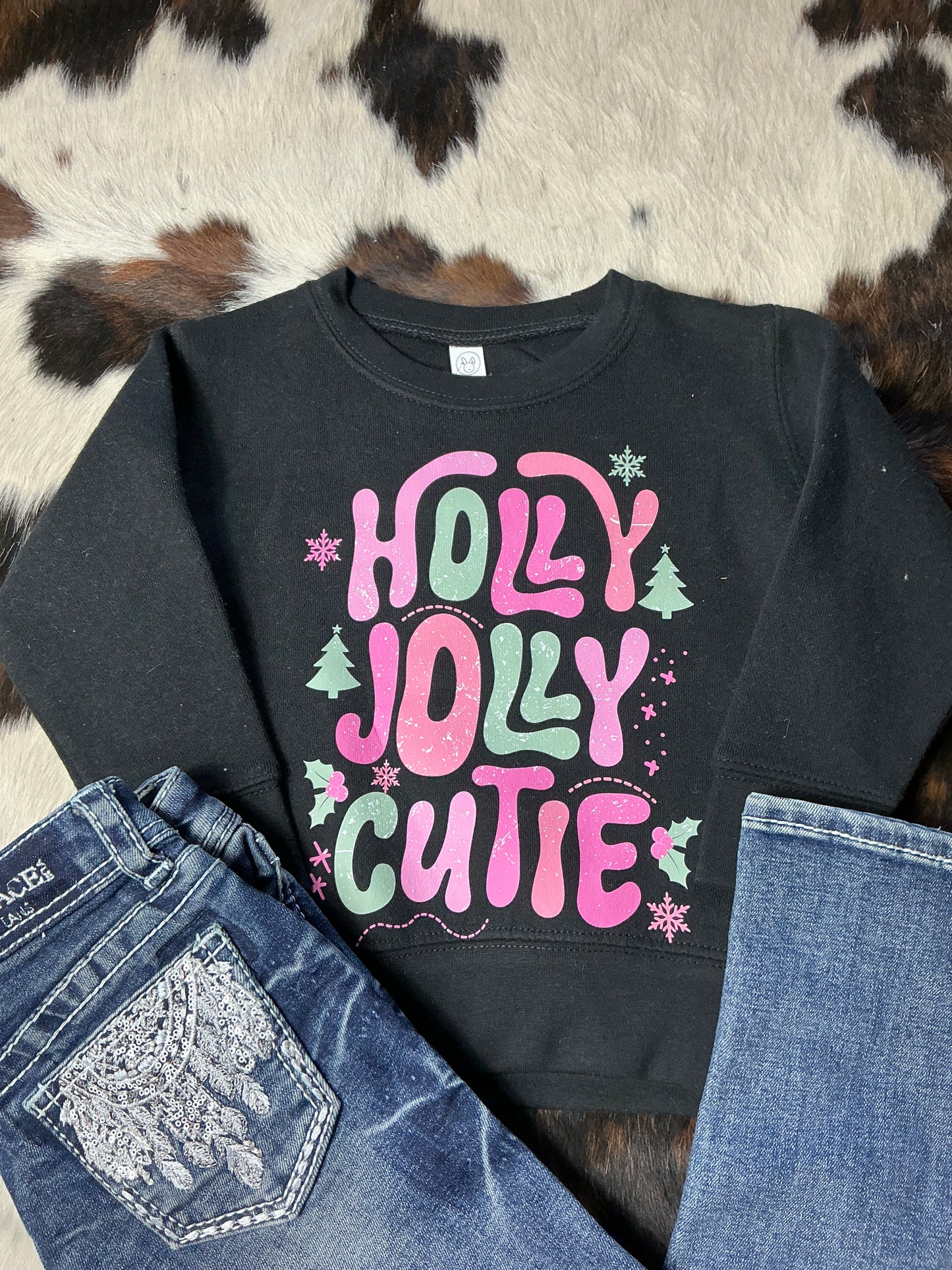 Holly Jolly Kids Crewneck