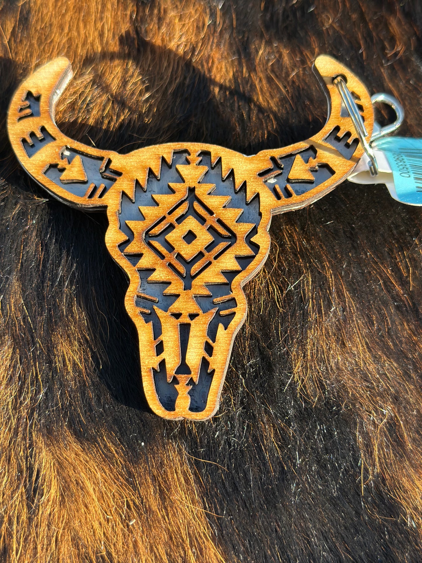 Bull Skull Keychains