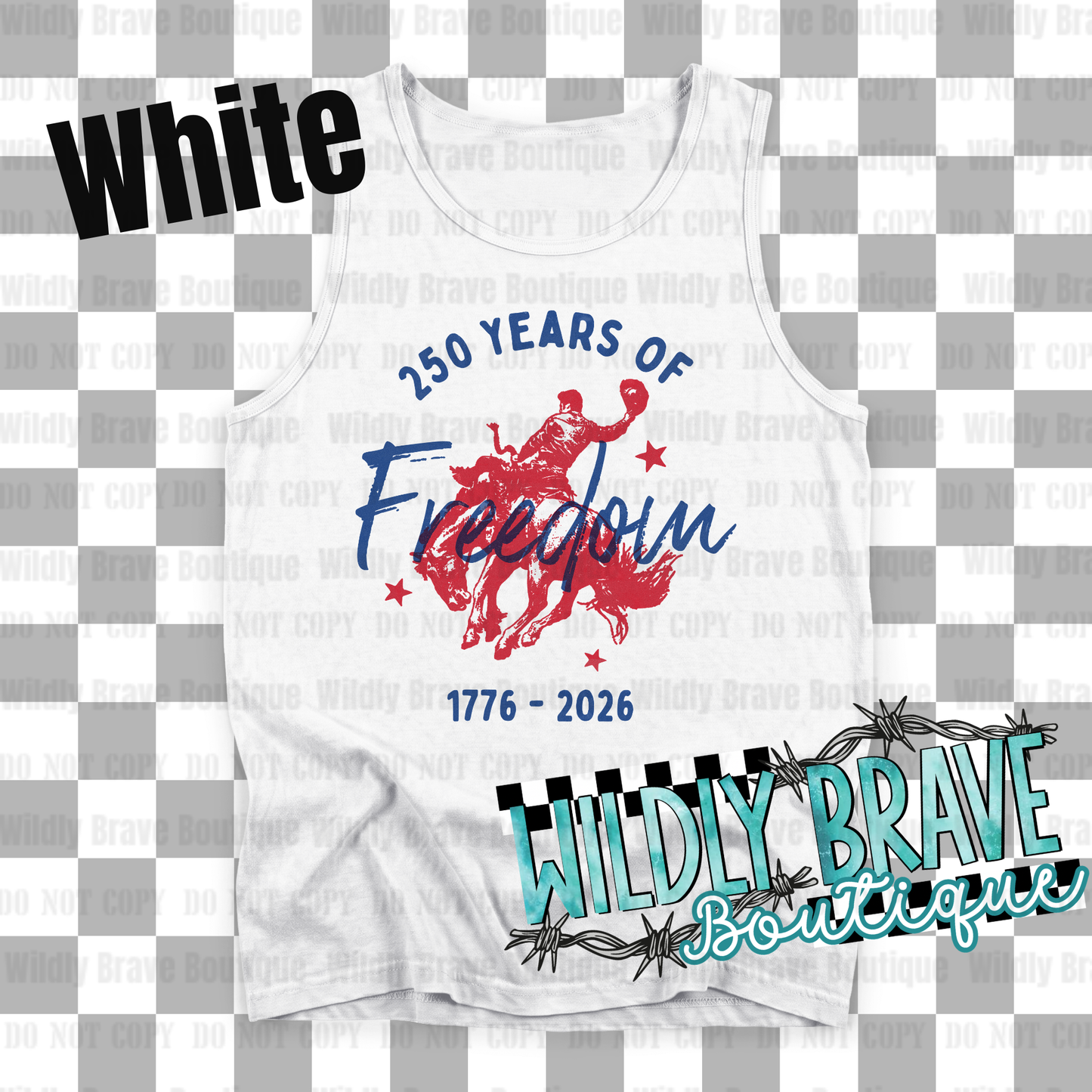 Freedom 250 Years Graphic