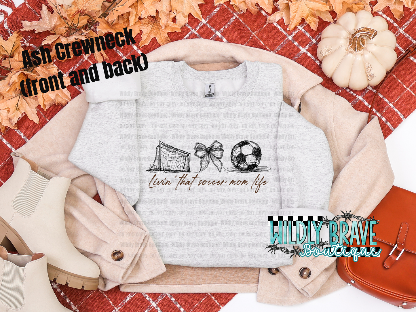 Soccer mama Graphic Tee or Crewneck