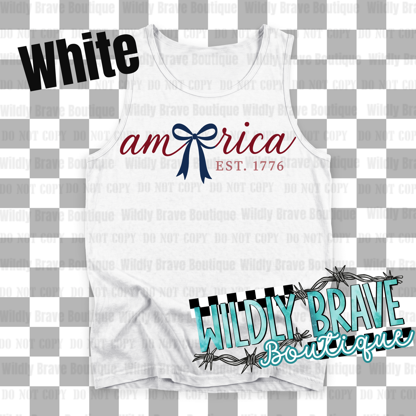 America Bow Graphic