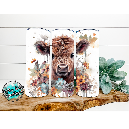 Highland Cow 20oz tumbler