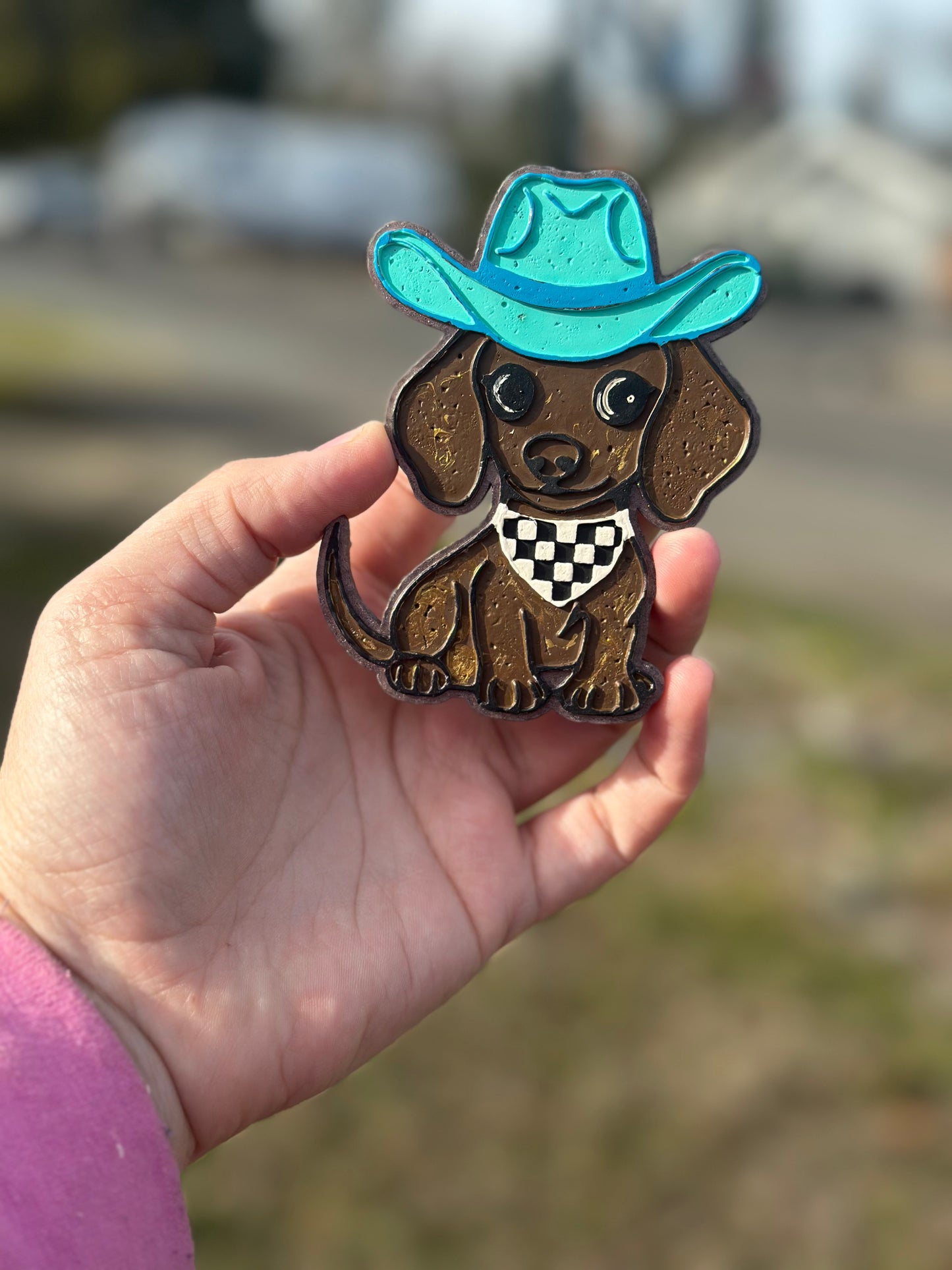 Dachshund Cowboy Freshie