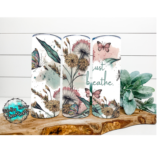 Just breath Matte 20oz tumbler