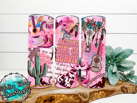 Country Girl 20oz tumbler