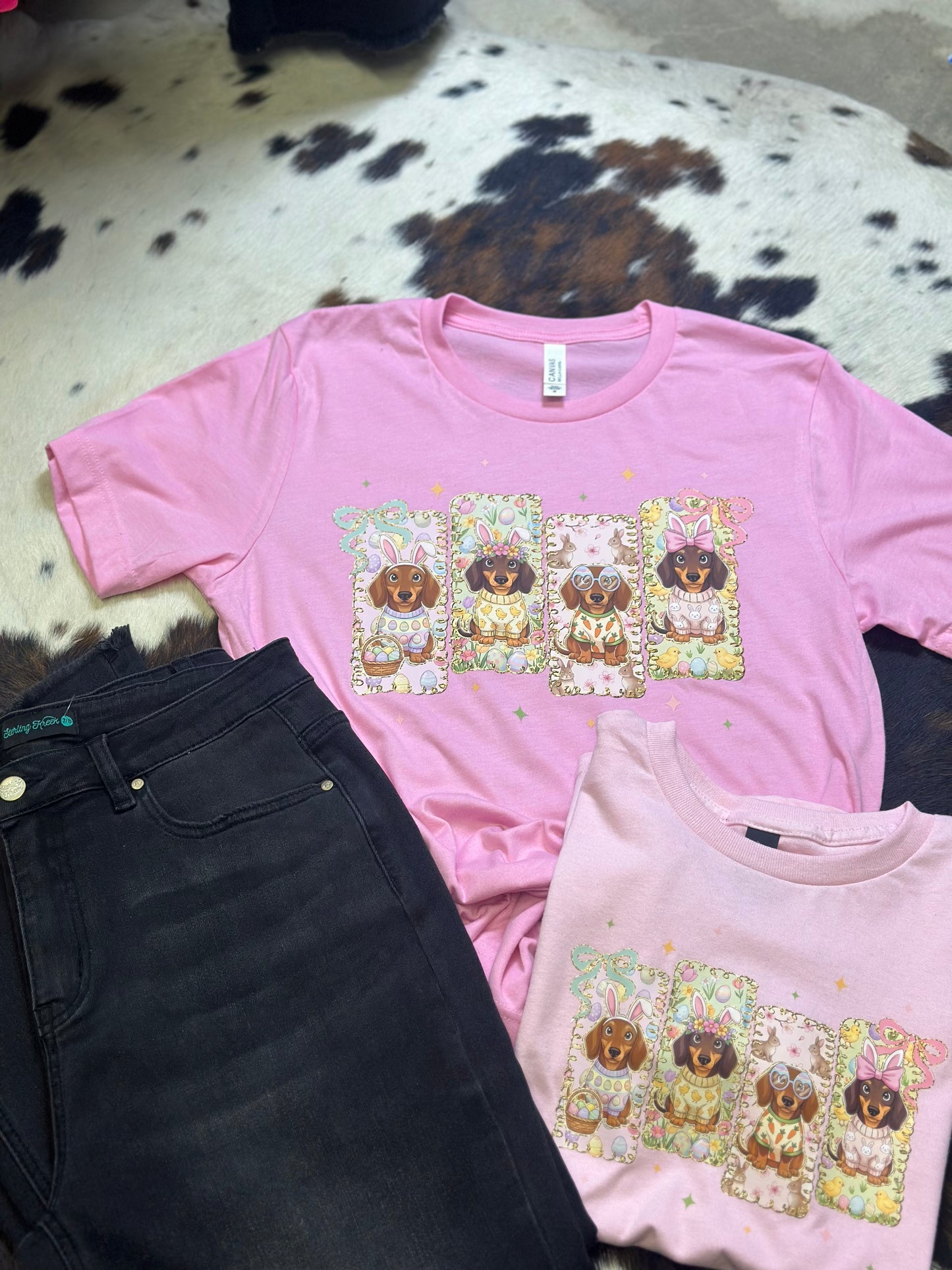 Dachshund Easter Youth/Adult Tee