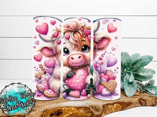 Baby highland cow 20oz tumbler