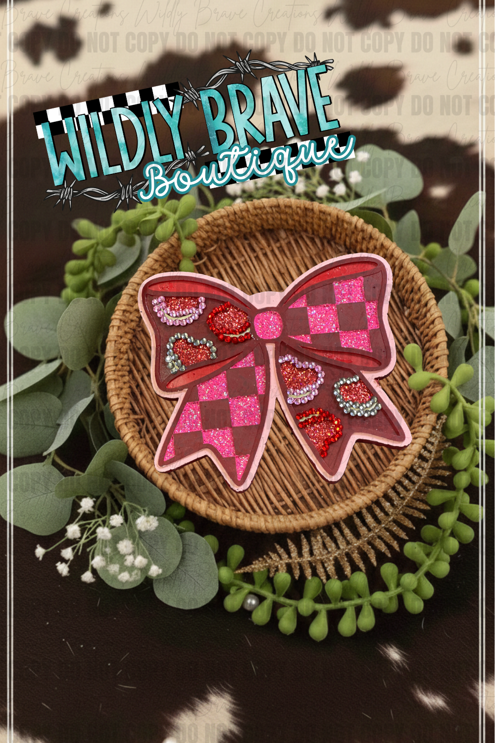 Conversation Heart Bow Freshie