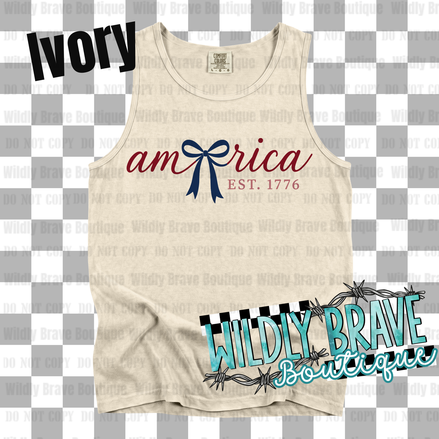 America Bow Graphic