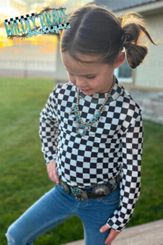 Checkered Mesh Top KIDS