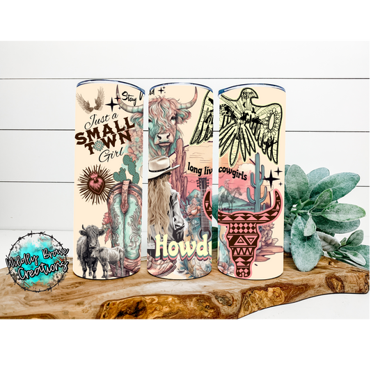 Howdy 20oz tumbler