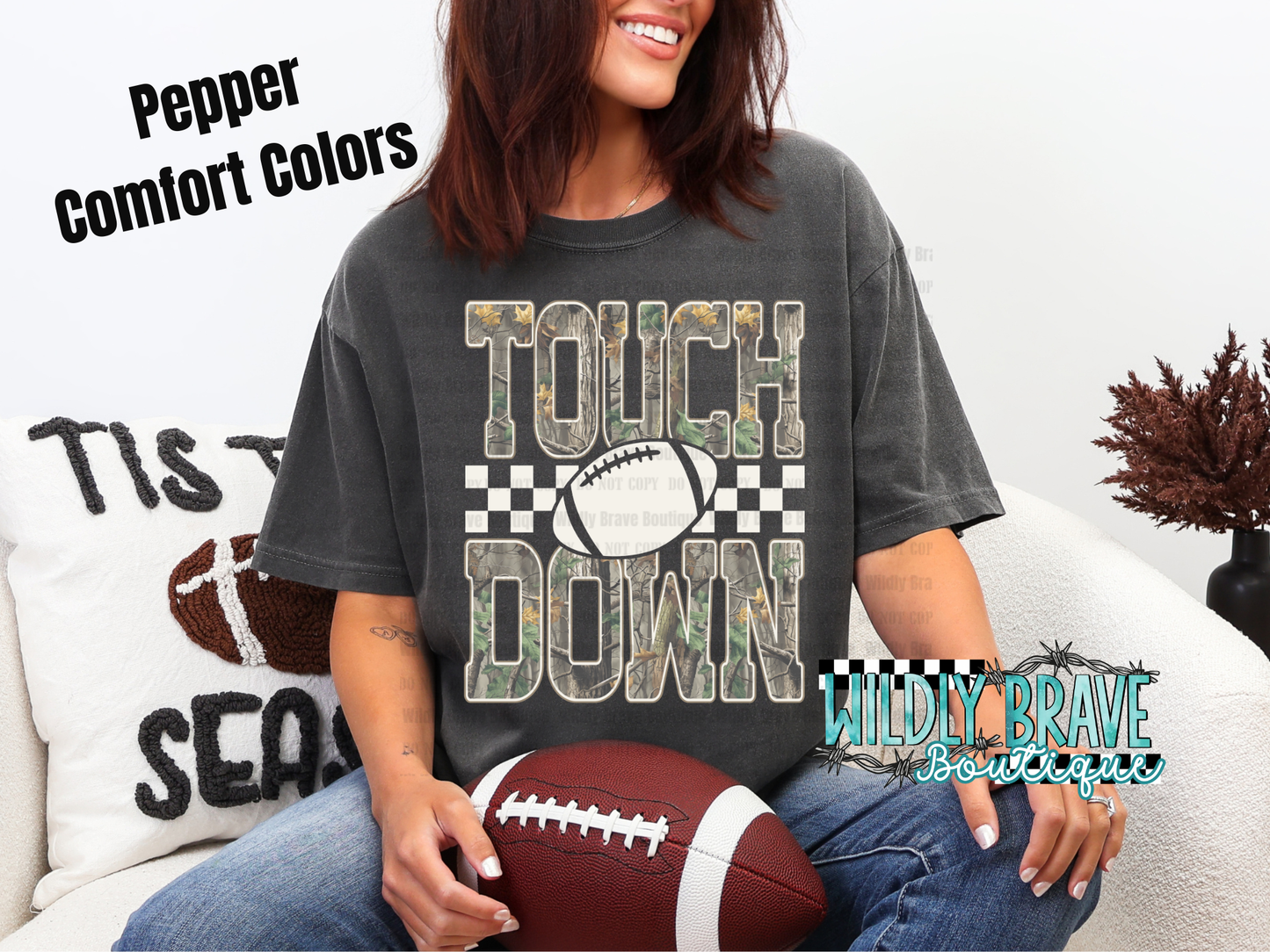 Touchdown Graphic Tee or Crewneck