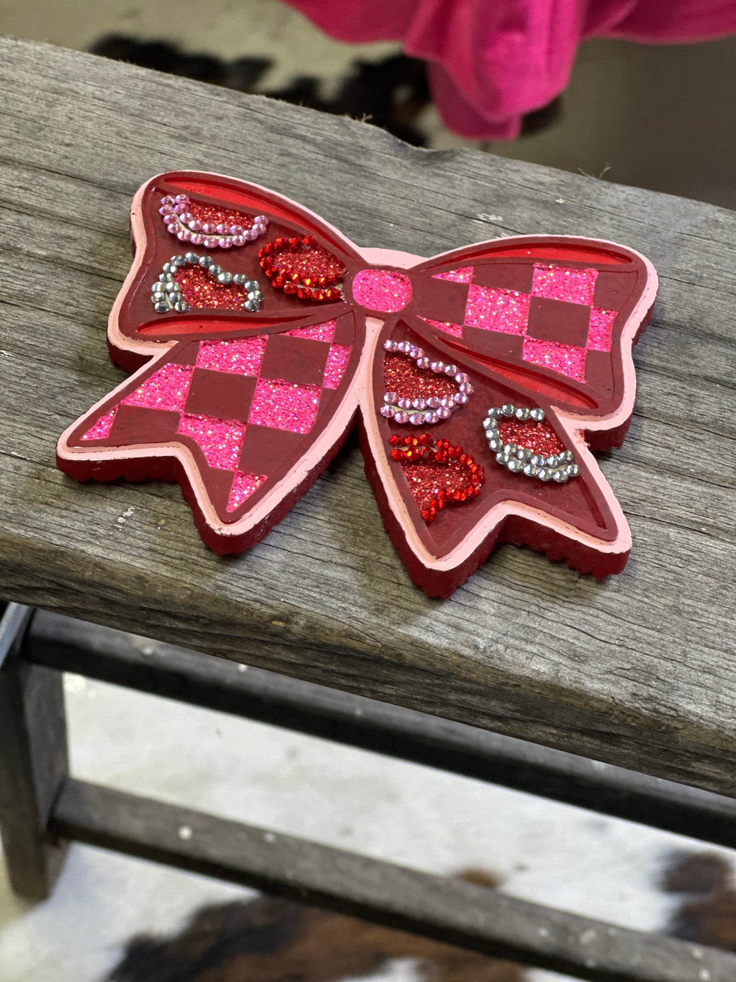 Conversation Heart Bow Freshie