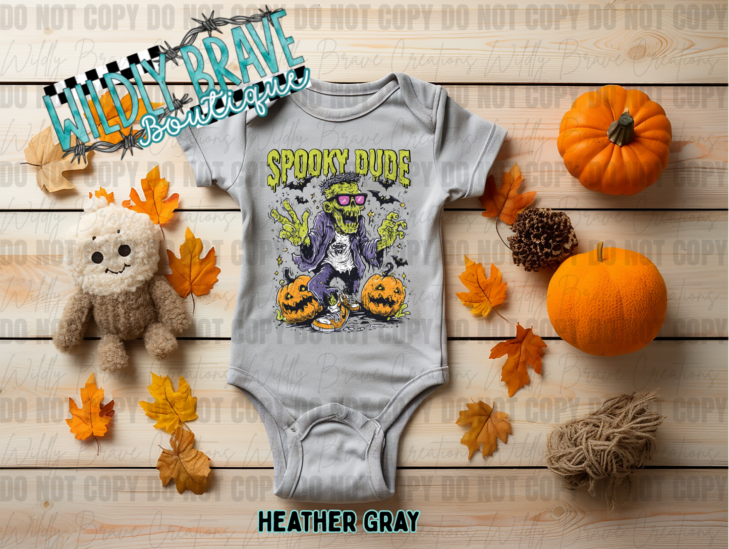 Green Spooky Dude Infant to Youth Shirt