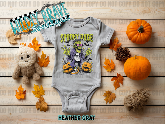 Green Spooky Dude Infant to Youth Shirt