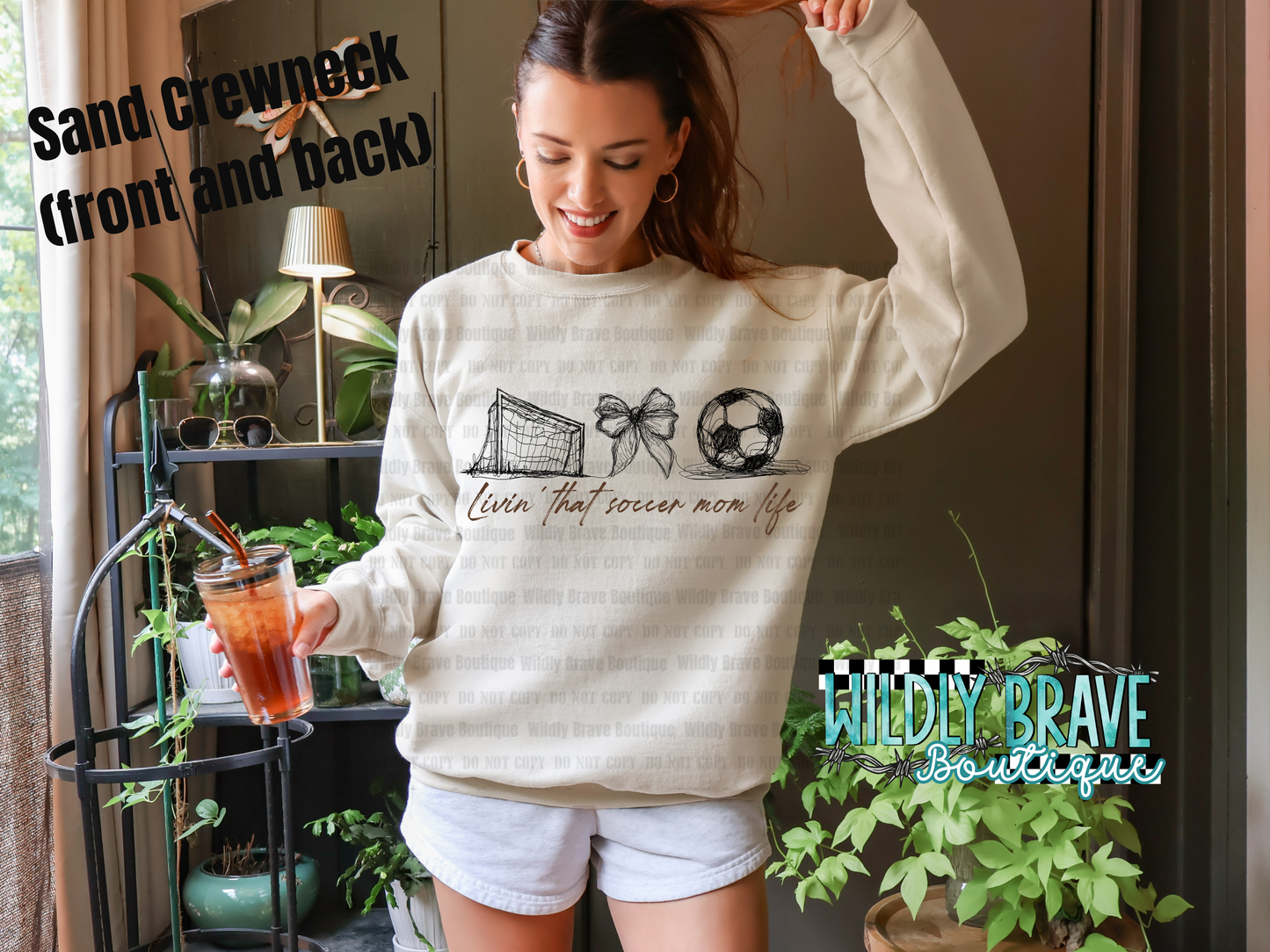 Soccer mama Graphic Tee or Crewneck
