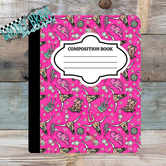 Pink n Pretty Longhorn Composition