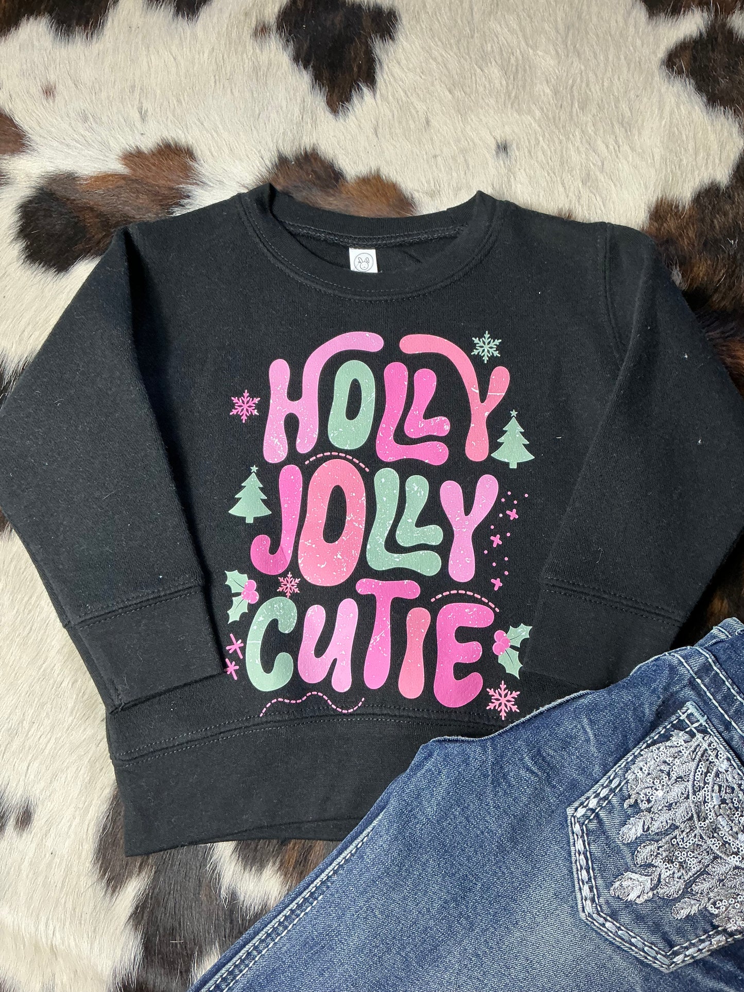 Holly Jolly Kids Crewneck