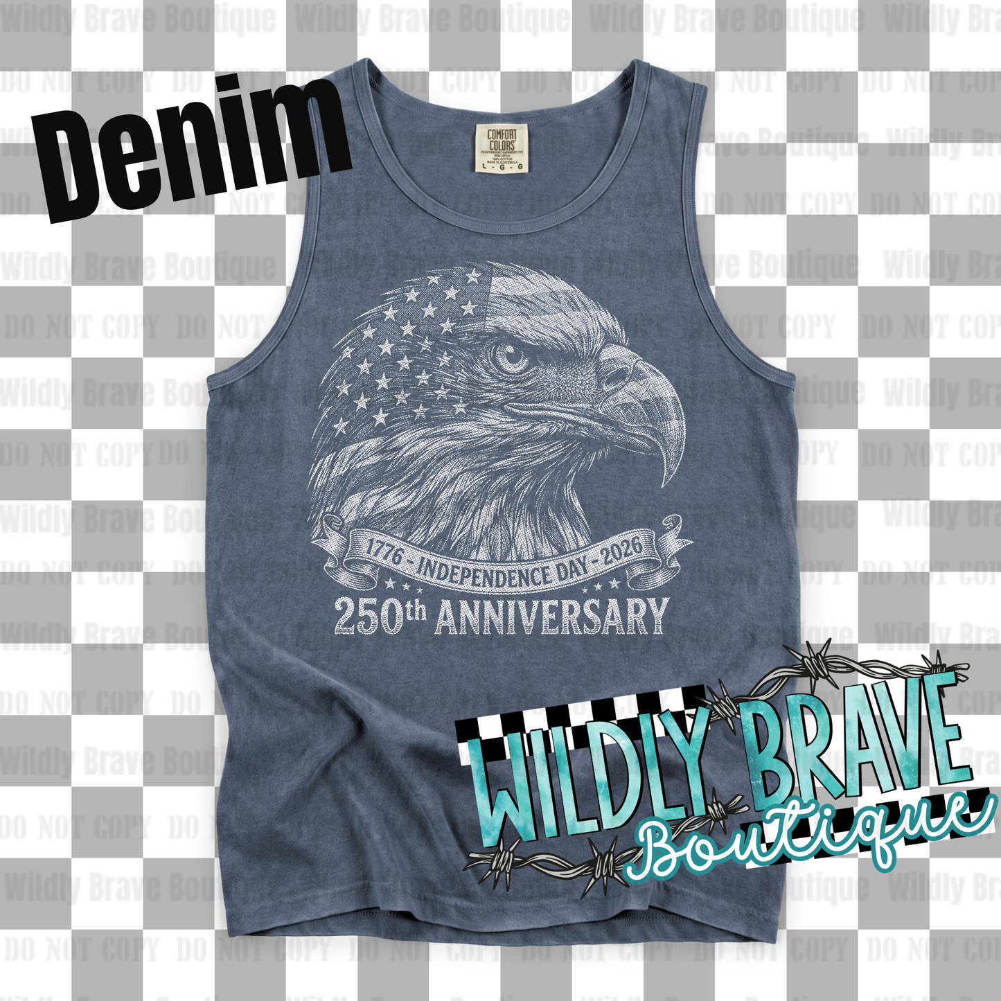 Eagle Flag Freedom Graphic Comfort Colors