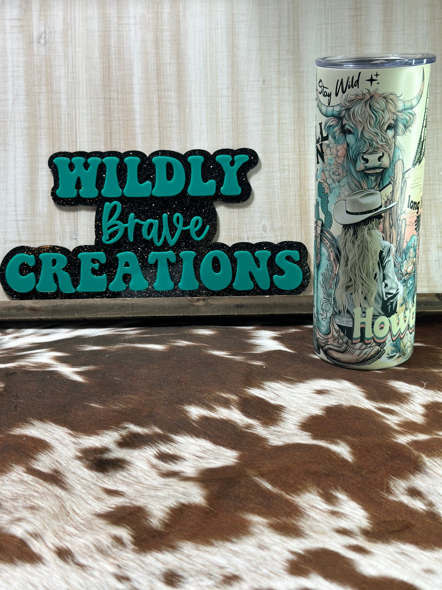 Howdy 20oz tumbler