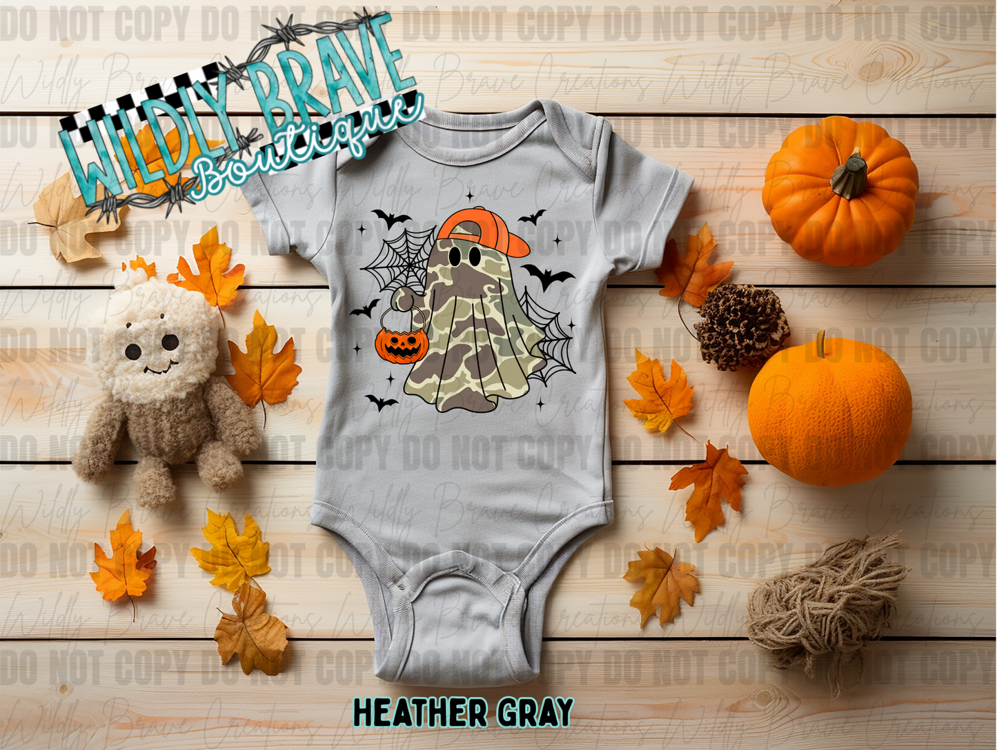 Camo Ghost Infant to Youth Shirt