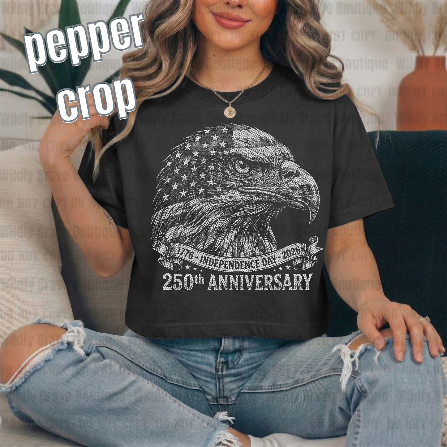 Eagle Flag Freedom Graphic Comfort Colors
