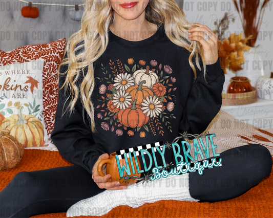 Floral Pumpkins ADULT