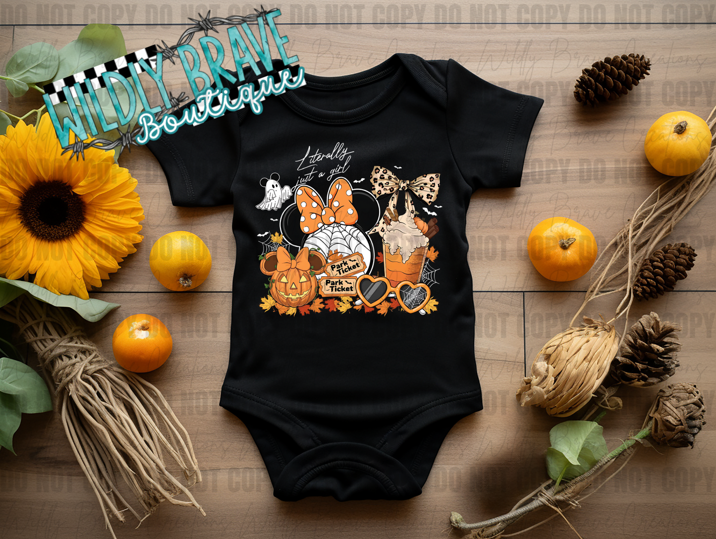 Just a Girl Infant to Youth Shirt