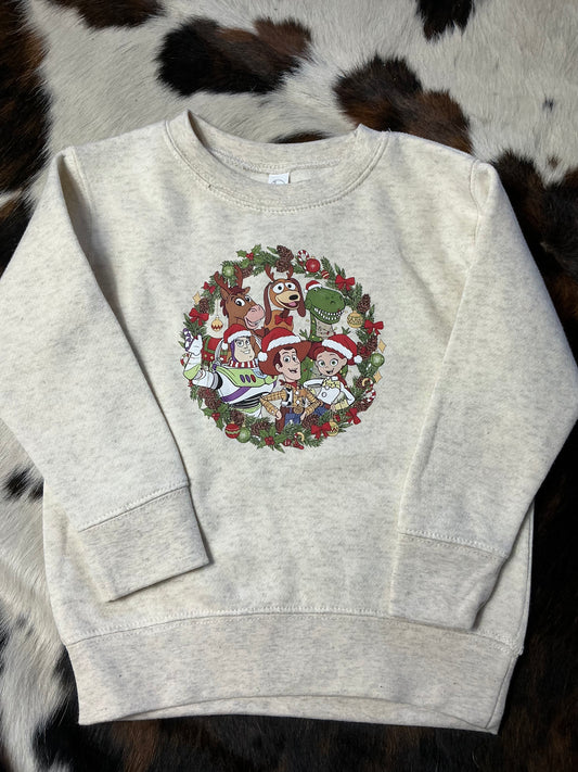 Story Wreath Youth Crewneck