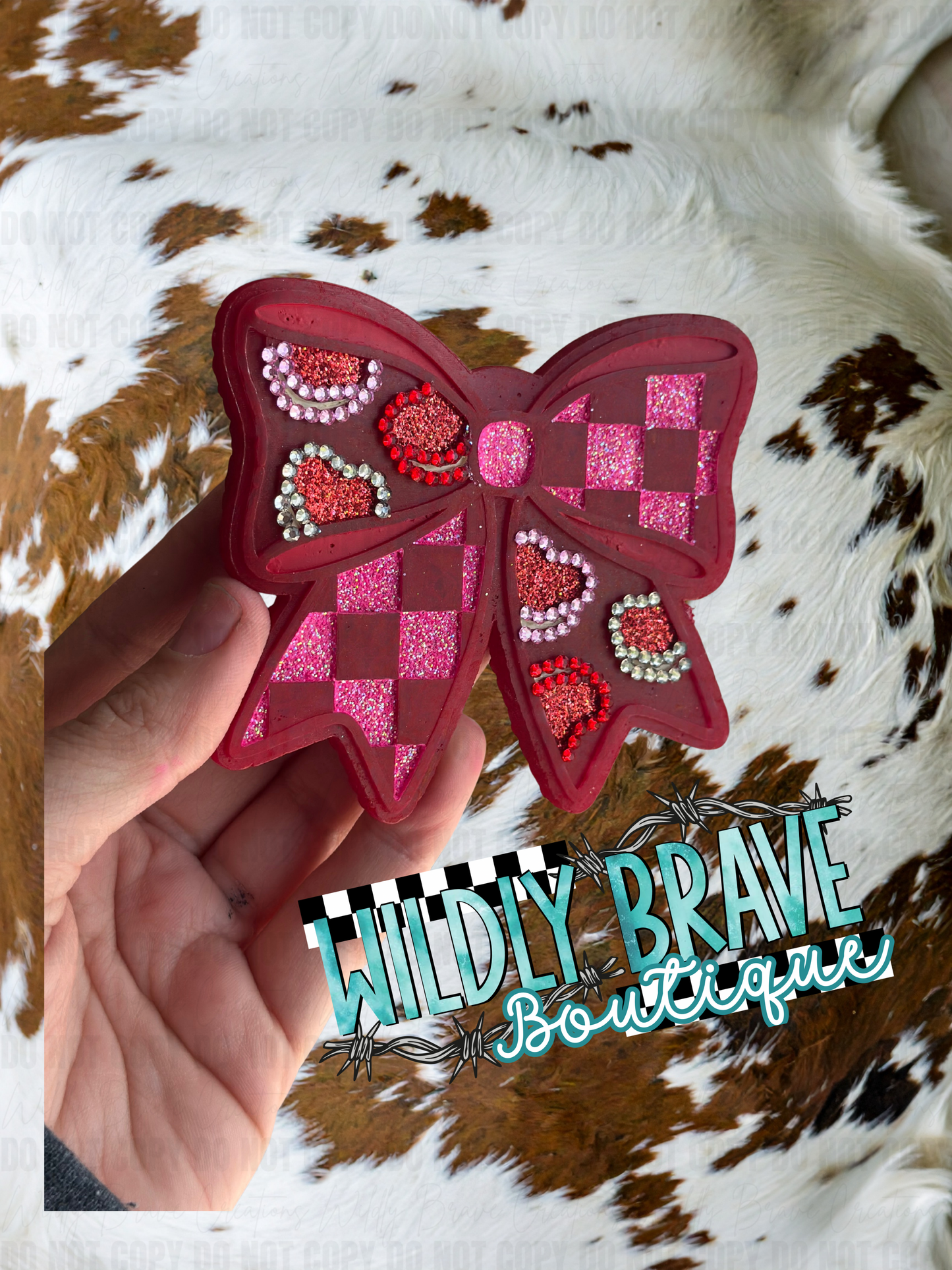 Conversation Heart Bow Freshie