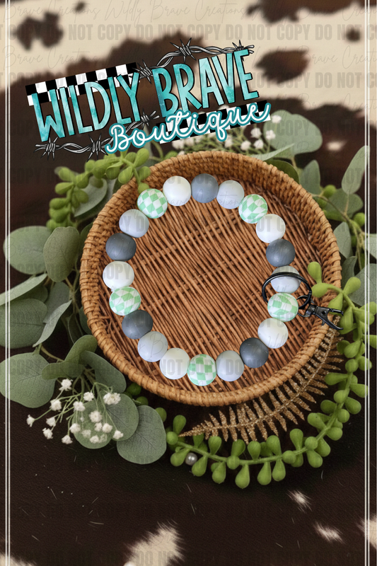 Mint To Race Wristlet