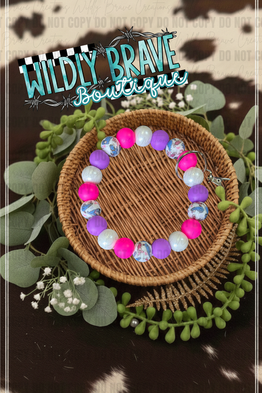 Piggy n Pink Wristlet