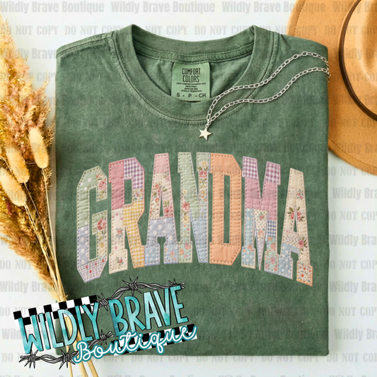 Grandma Floral  Tee