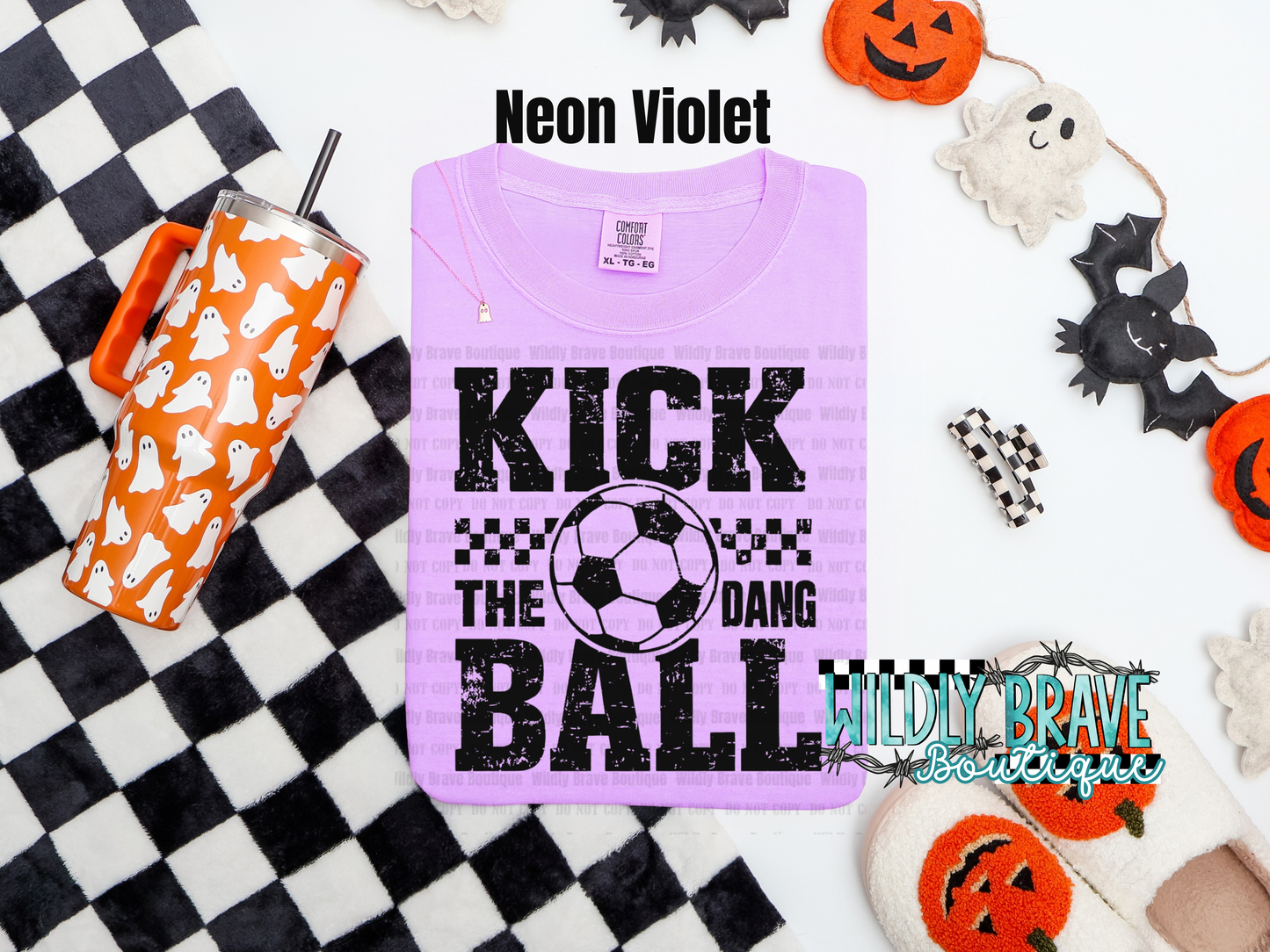 Kick the Dang Ball Graphic Tee or Crewneck
