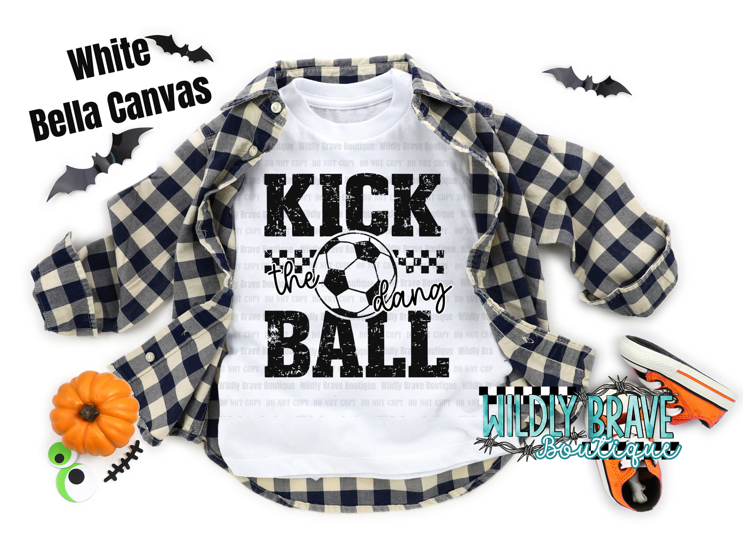 Kick the Dang Ball Graphic Tee or Crewneck